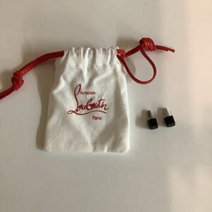 Christian Louboutin Heel Replacement & Studs With White Dust Bag (No shoes) New